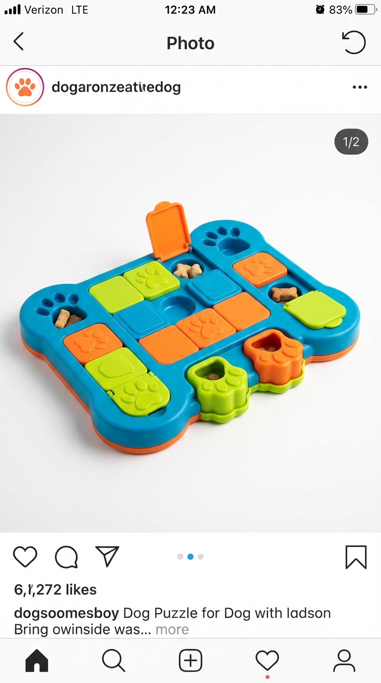 Interaktives Hundespielzeug - Intelligenz-Puzzle